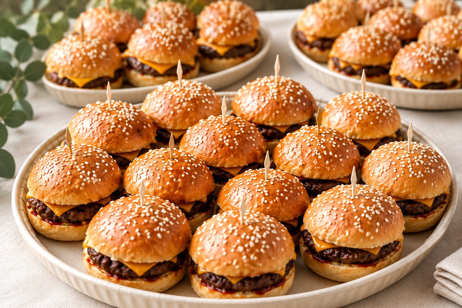 Mini burgers maison